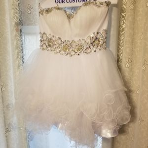 Dress used for quinceanera